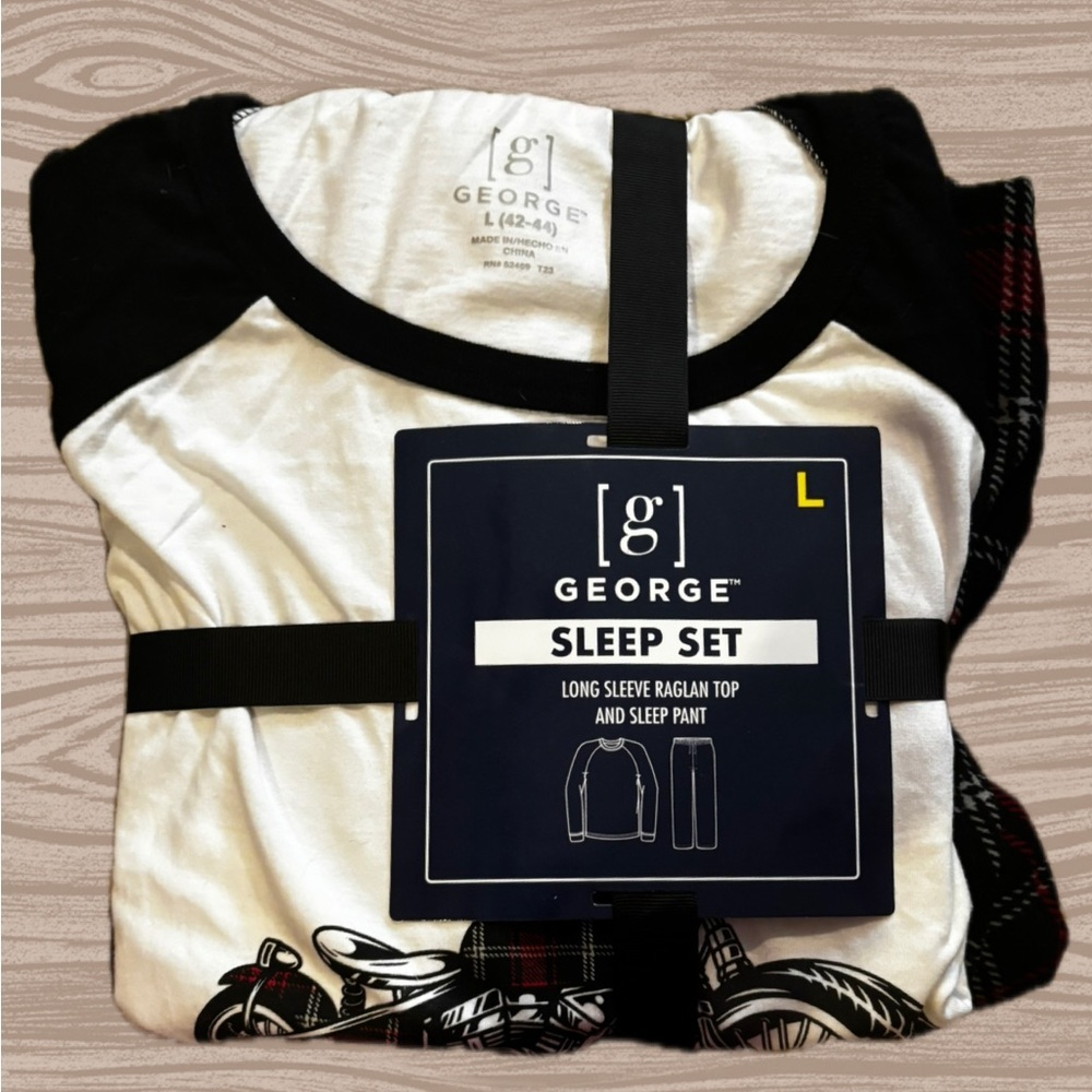 George Black and White Sleep Set